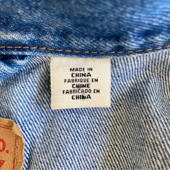 Levi's Men's Motorcross Legend Trucker Racing Jean Jacket Sz XXL Denim Men/Women - Picture 5 of 9